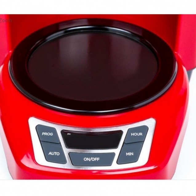 Cafetera Black\u0026decker Programable 12 Tazas Roja