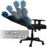 Silla Gamer Gaming Ergonomica Reclinable Colores Audiotek