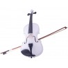 Violin 4/4 Profesional Blanco Estuche Accesorios