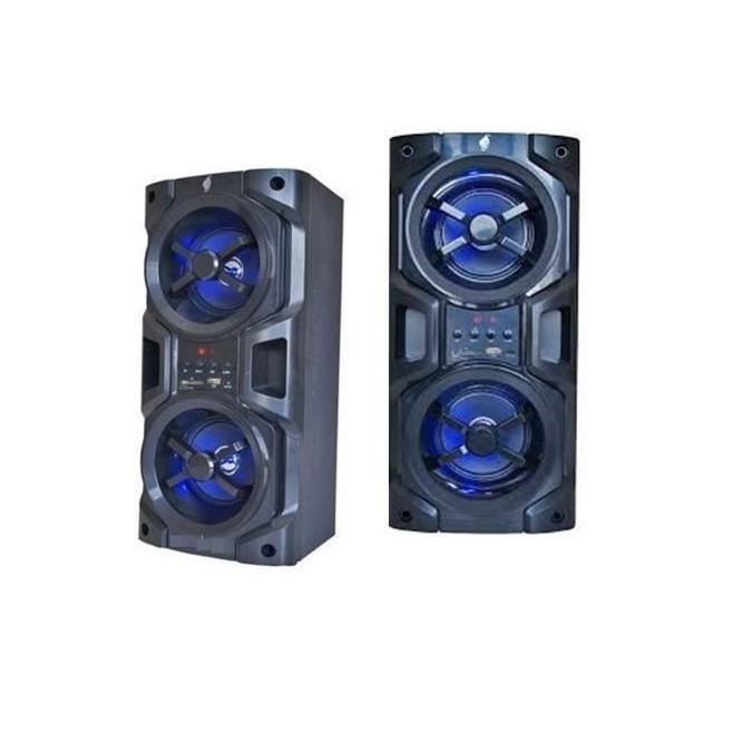 Bocina Recargable Bluetooth Usb Sd Mp3 Aux Fm Display 180w
